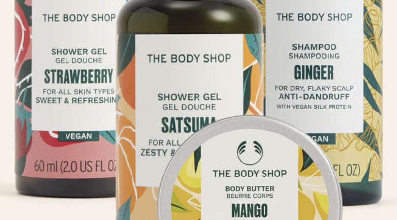 The Body Shop -tuotteita