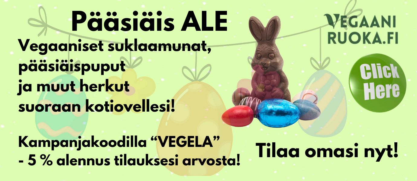 Vegaaniruoka.fi pääsiäiskampanja
