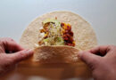 fajita -käärön rullausta