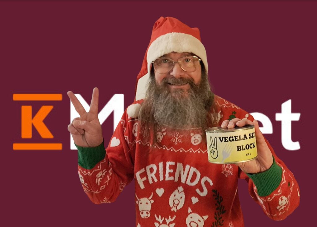 Vegelä Seitan Block nyt K-kaupoissa