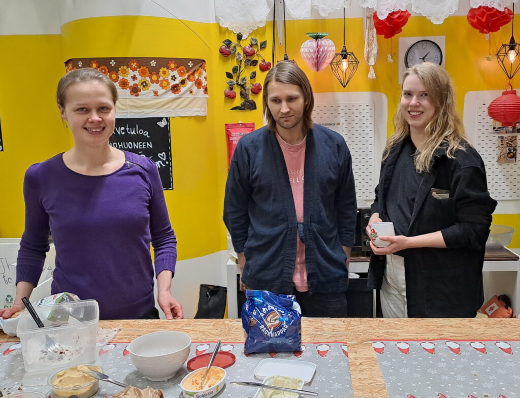 Vegan Potluck -tapahtuman järjestäjiä