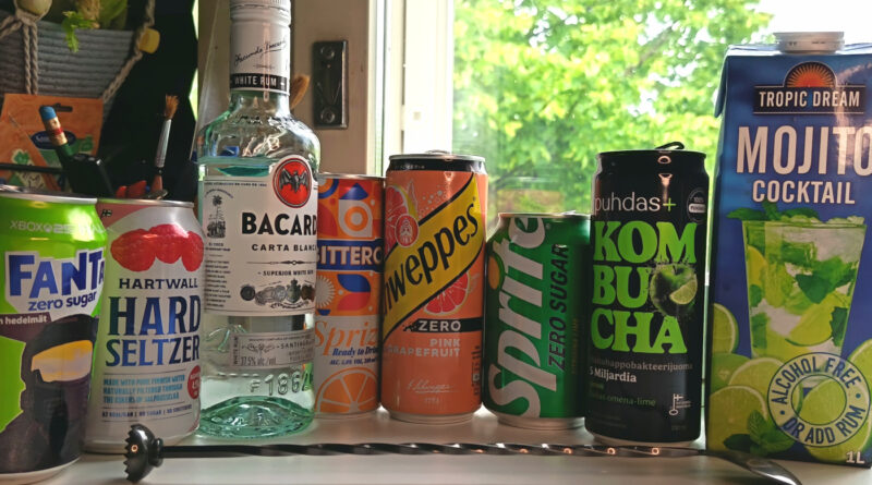 drinkkivinkit kuvitusta